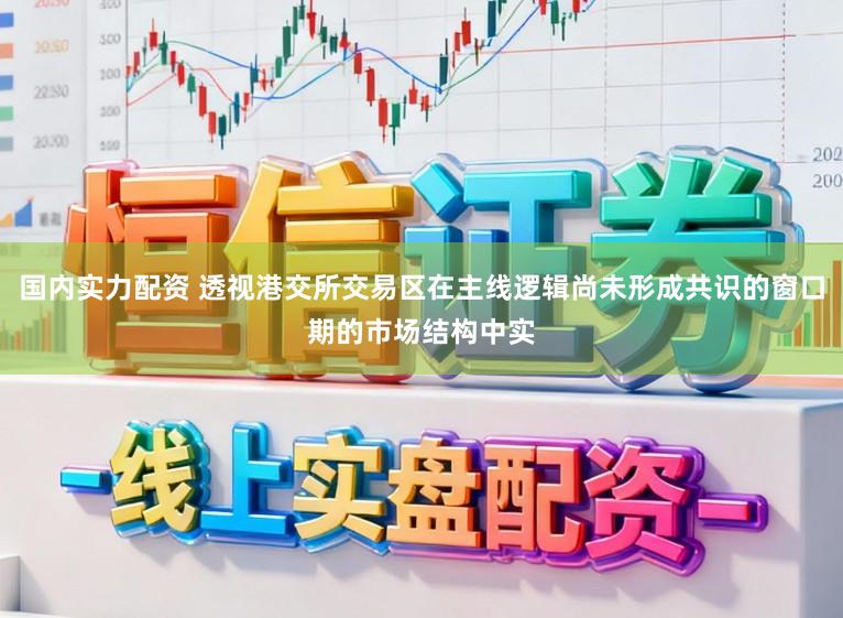 国内实力配资 透视港交所交易区在主线逻辑尚未形成共识的窗口期的市场结构中实